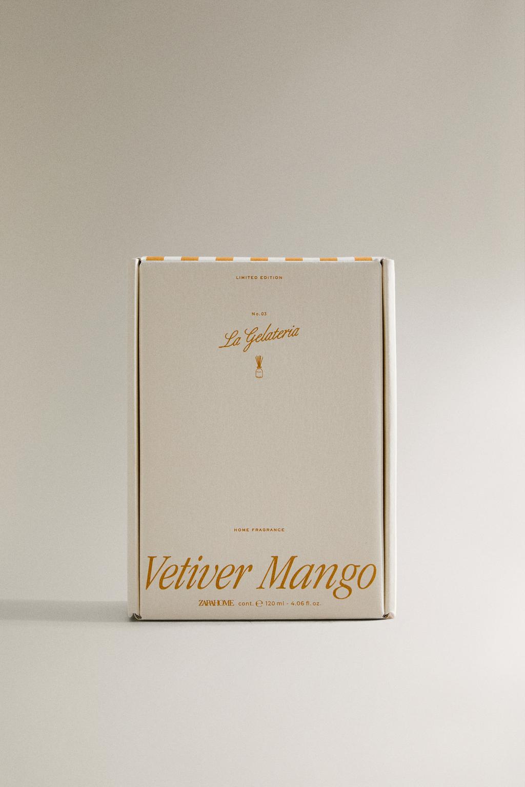 Диффузор с палочками vetiver mango (120 мл)