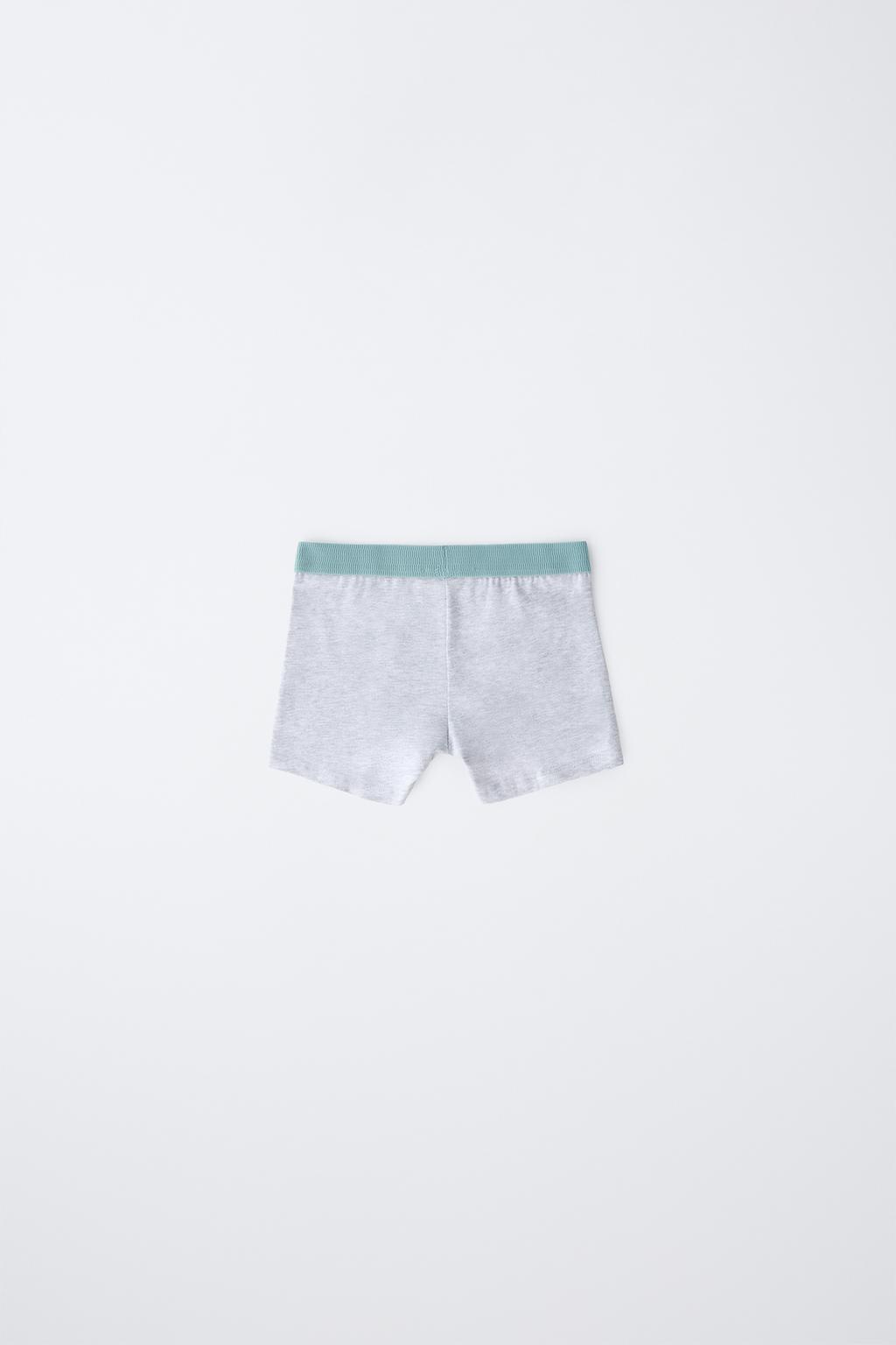 3-6 ЛЕТ/НАБОР ИЗ ПЯТИ ТРУСОВ-БОКСЕРОВ С ЭТИКЕТКОЙ