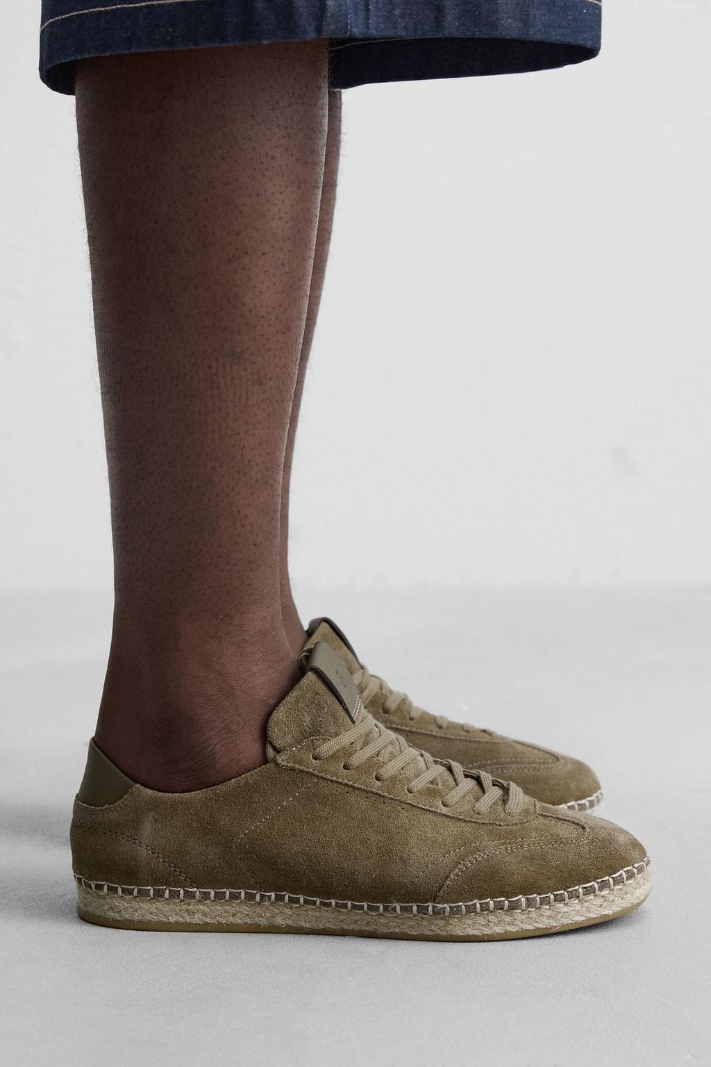 КОЖАНЫЕ ЭСПАДРИЛЬИ С ДЖУТОМ