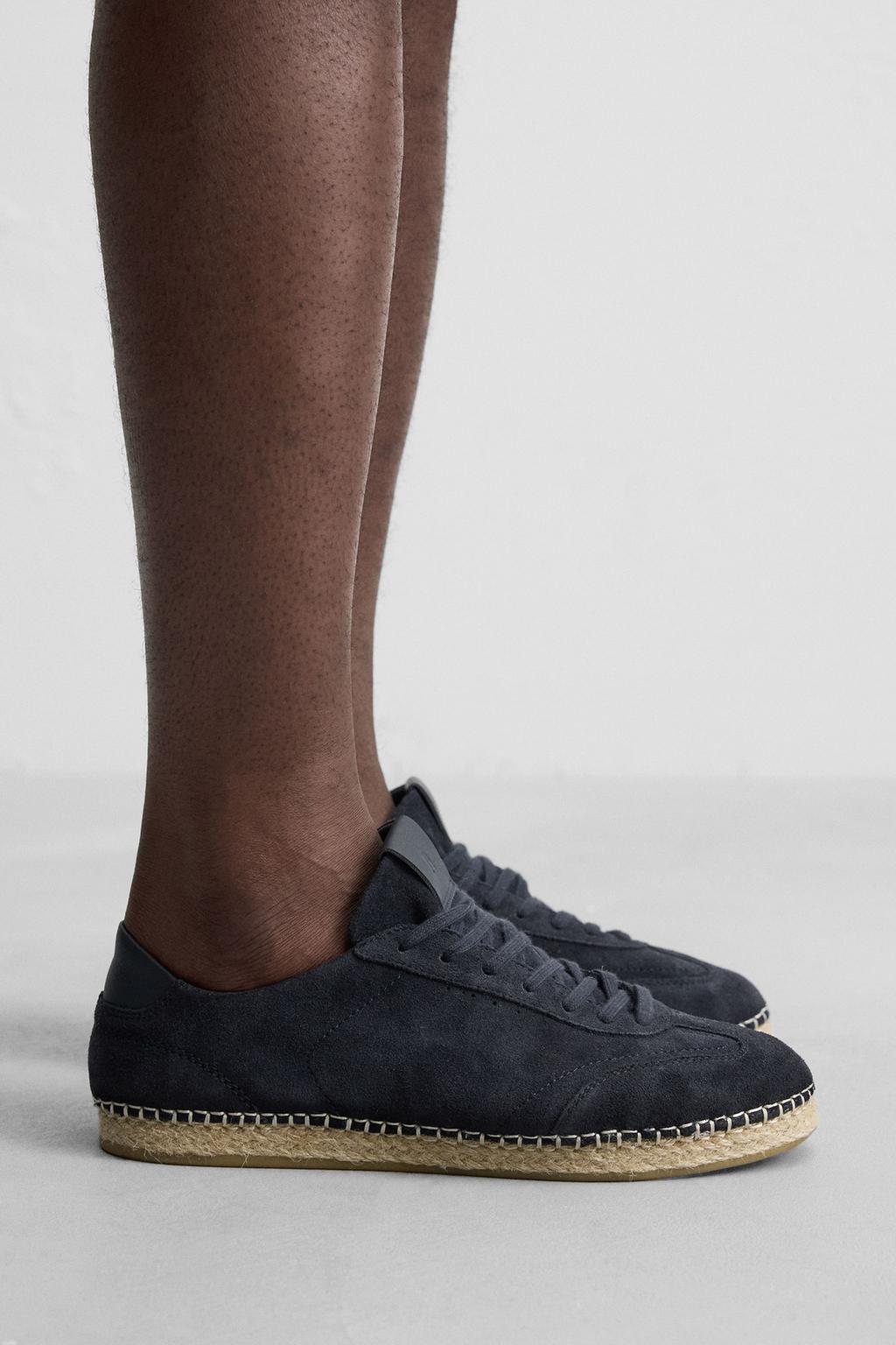 КОЖАНЫЕ ЭСПАДРИЛЬИ С ДЖУТОМ