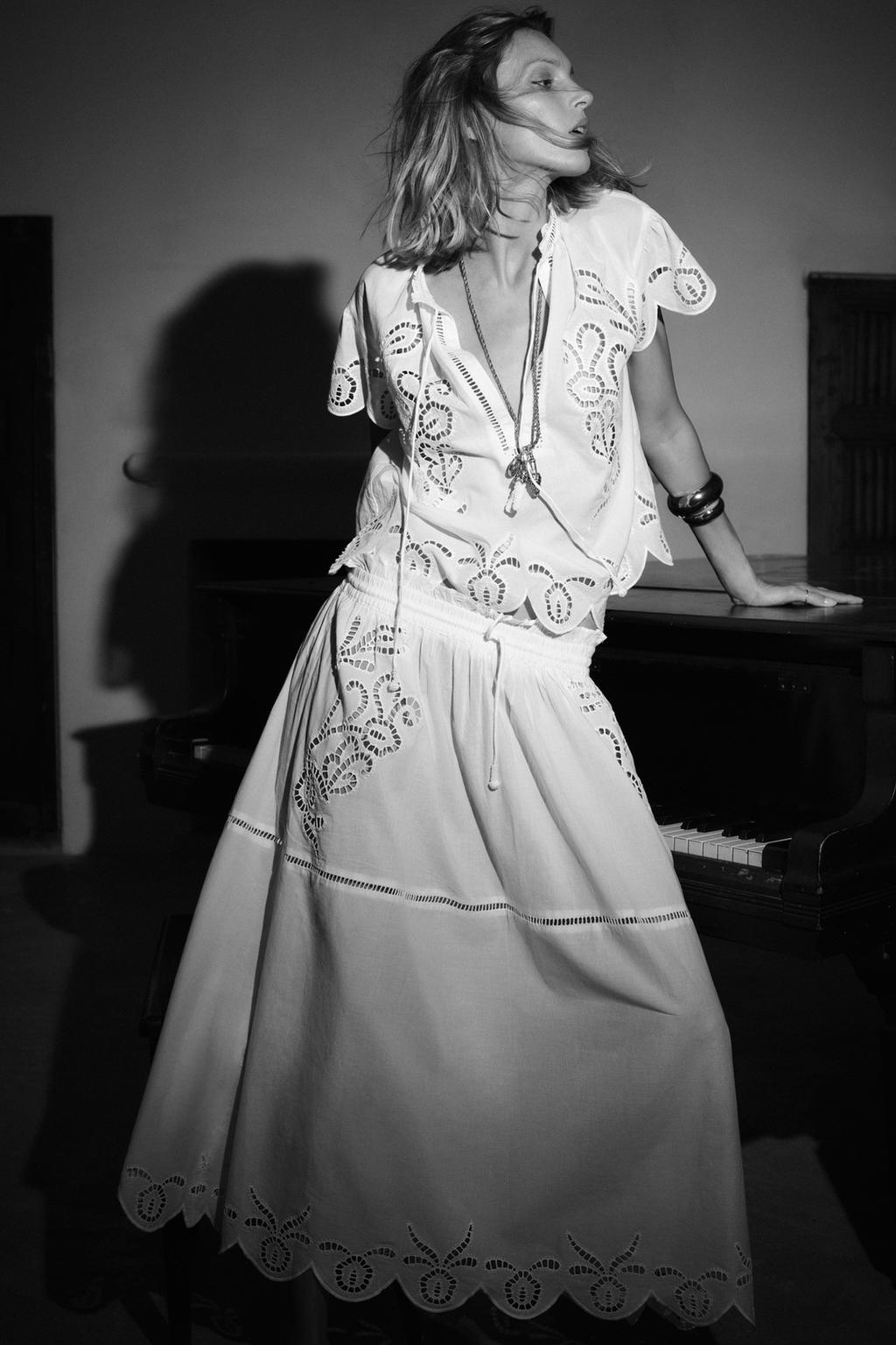 ДЛИННАЯ ЮБКА С ВЫШИВКОЙ — ZW COLLECTION