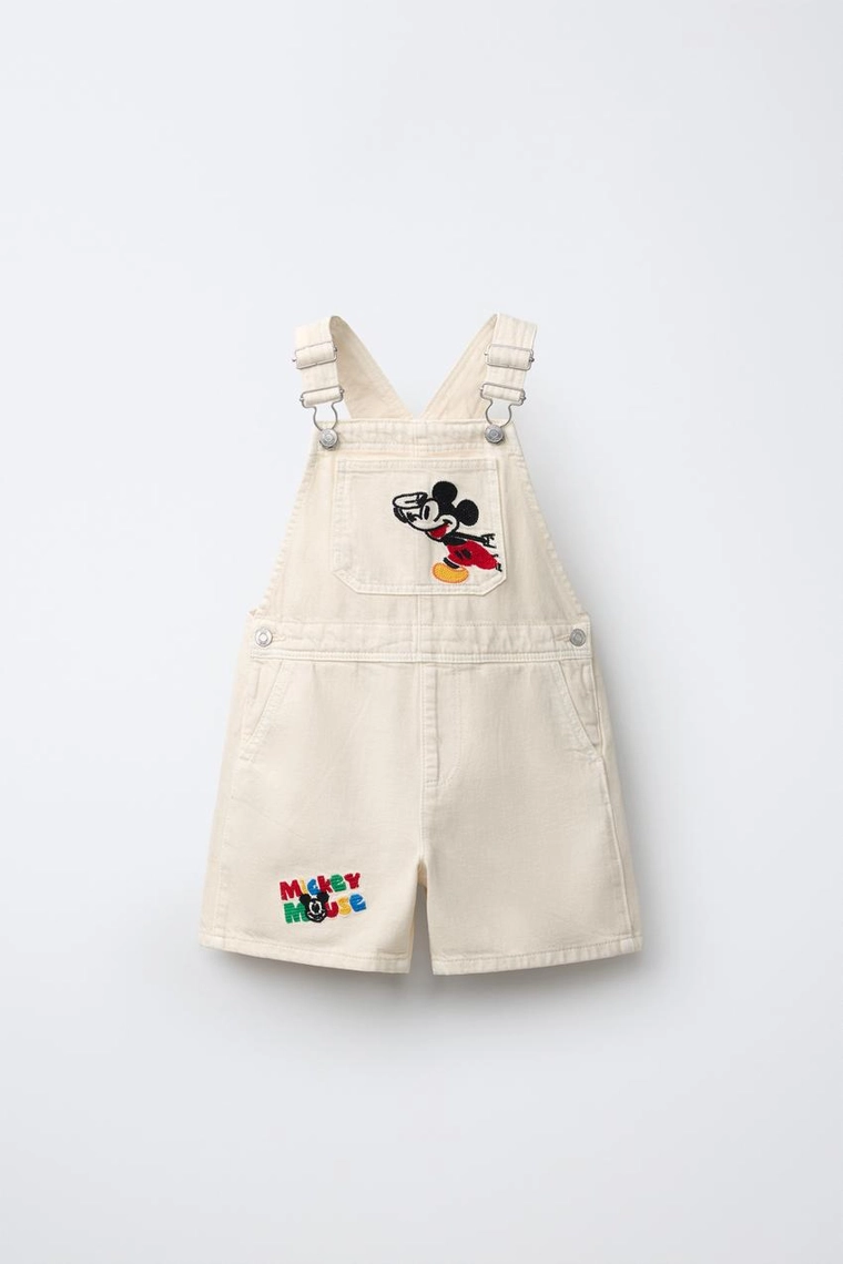 БРЮКИ BAGGY ИЗ ТВИЛА С НАШИВКАМИ MICKEY MOUSE © DISNEY