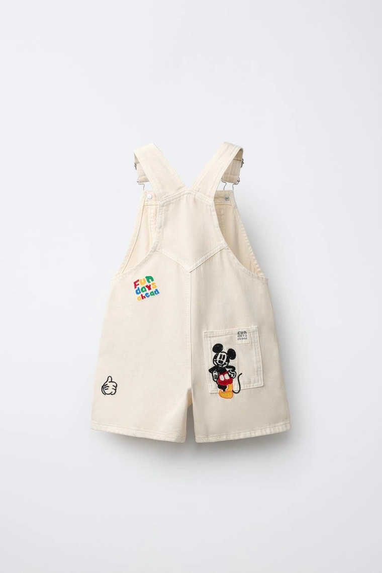 БРЮКИ BAGGY ИЗ ТВИЛА С НАШИВКАМИ MICKEY MOUSE © DISNEY