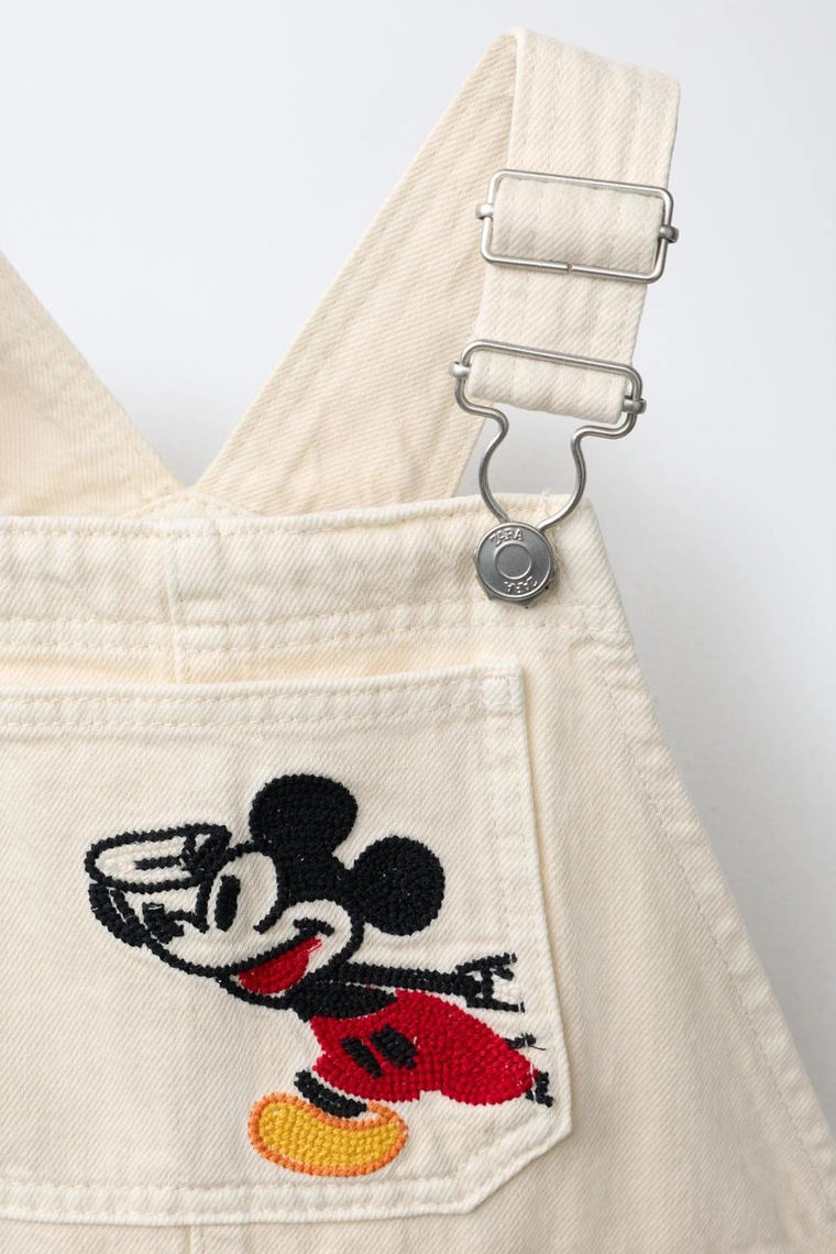 БРЮКИ BAGGY ИЗ ТВИЛА С НАШИВКАМИ MICKEY MOUSE © DISNEY
