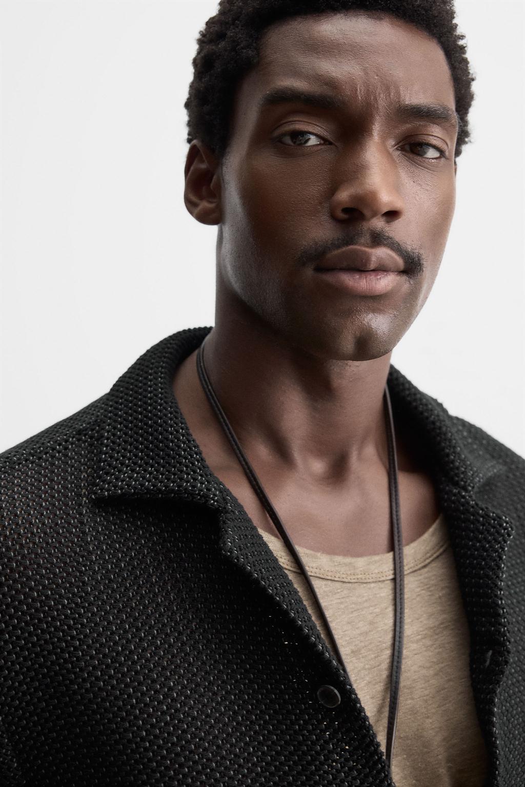 РУБАШКА ИЗ ТКАНИ ОТКРЫТОЙ СТРУКТУРЫ