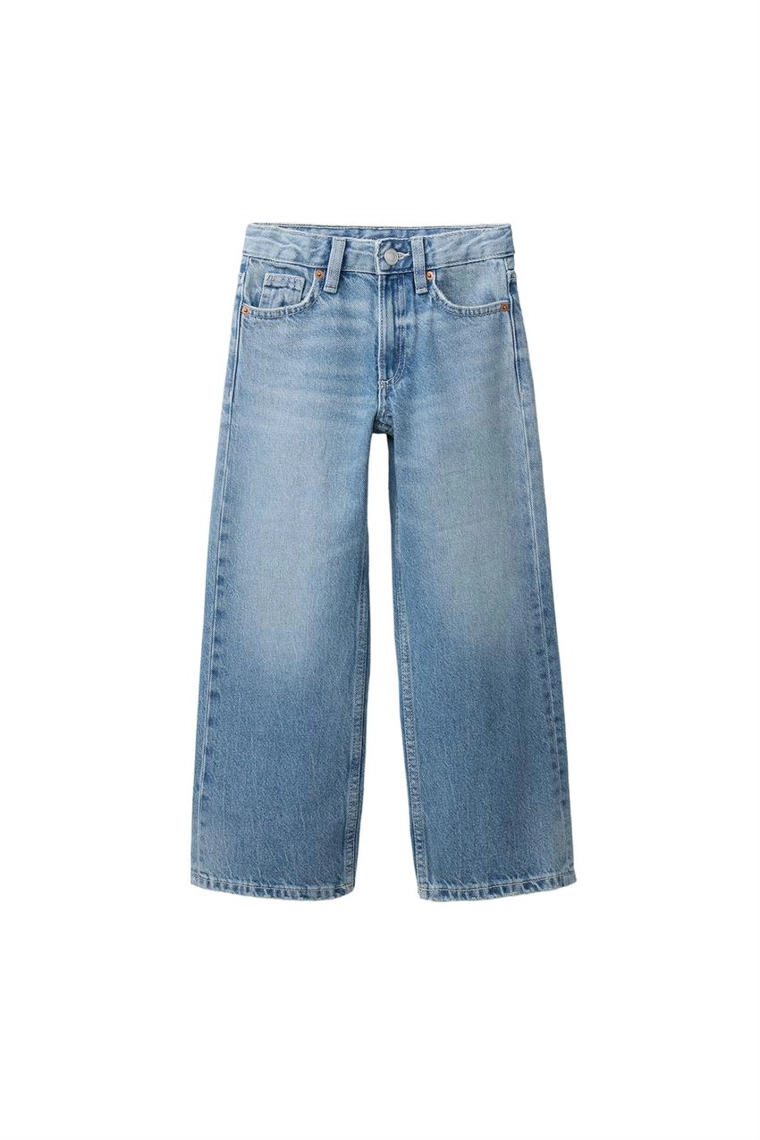 ДЖИНСЫ WIDE LEG С ЭФФЕКТОМ ПОТЕРТОСТИ