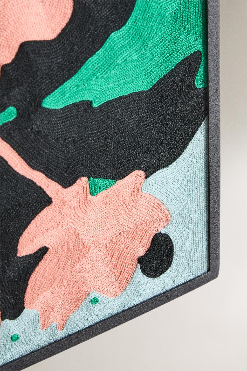 Цветочная хлопковая гобеленовая панно x collagerie