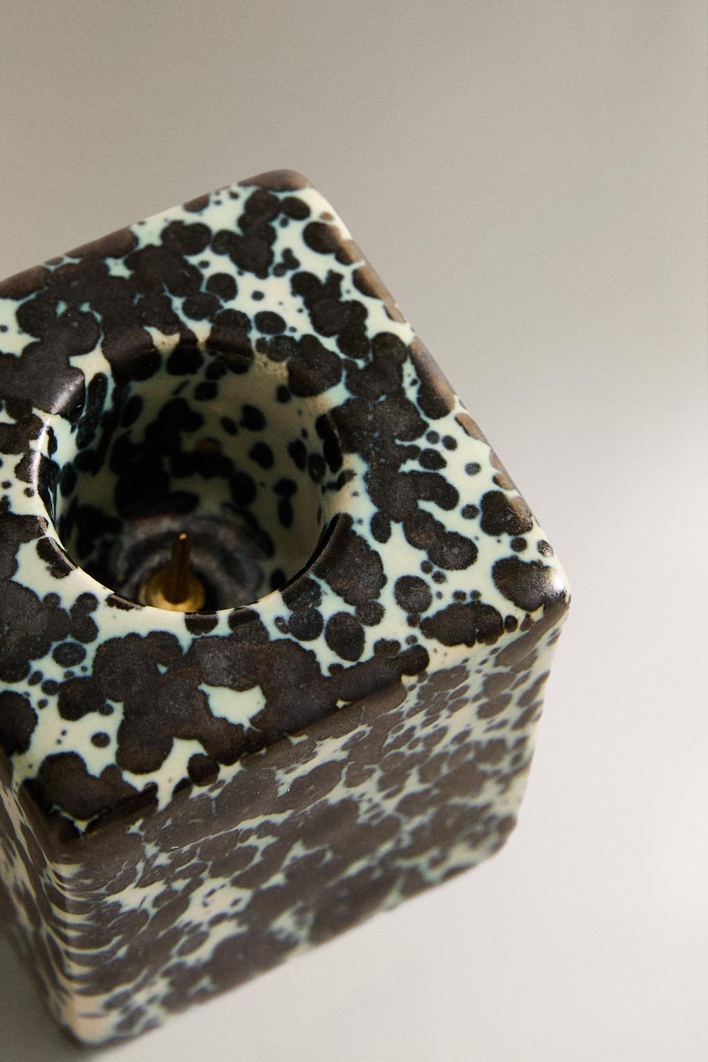 Подсвечник в горошек