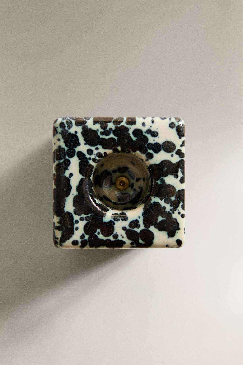 Подсвечник в горошек