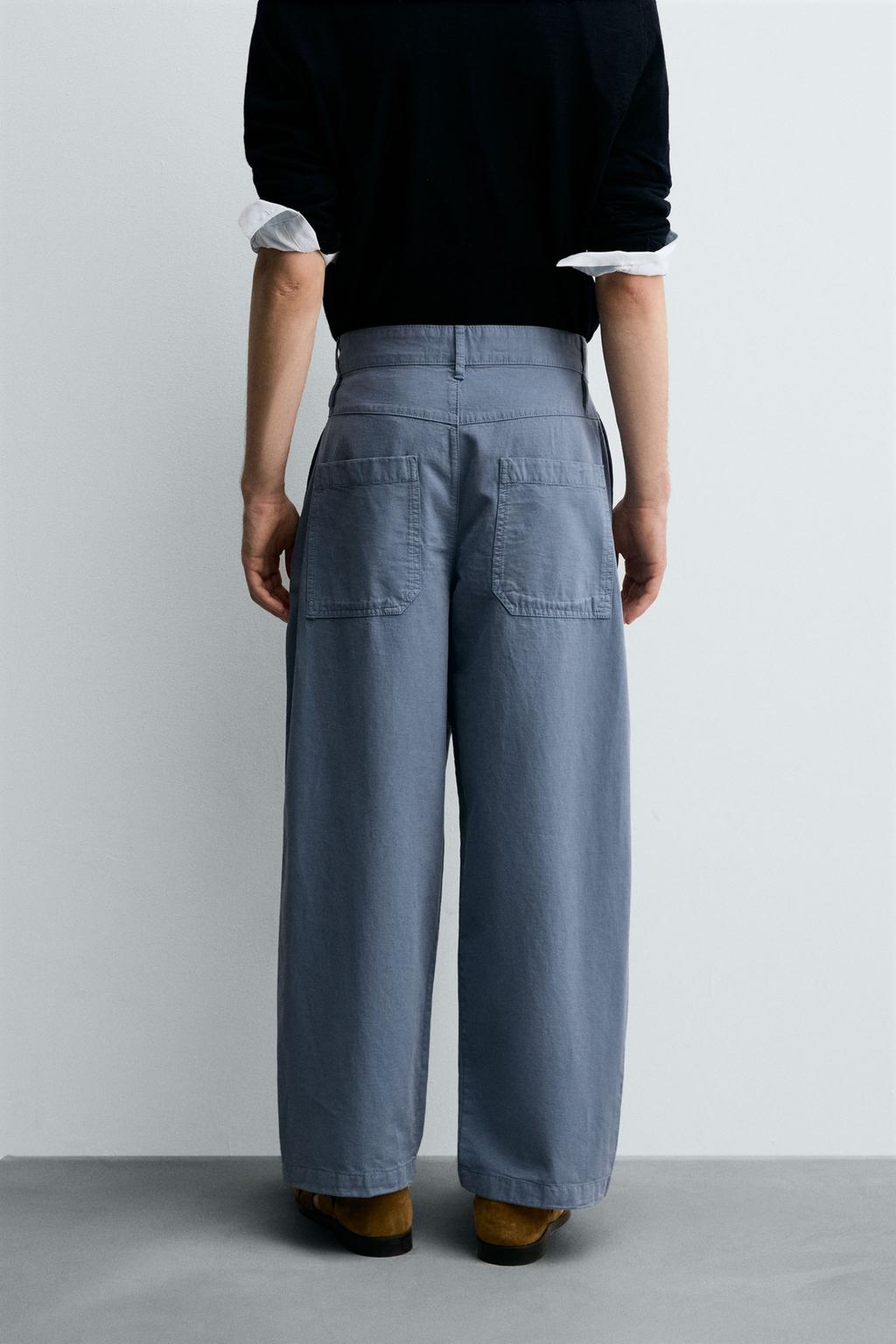 БРЮКИ BALLOON FIT С ЗАЩИПАМИ