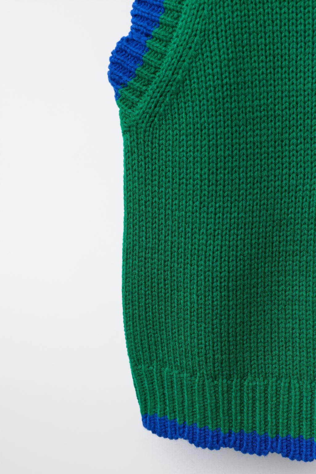 ТРИКОТАЖНЫЙ ЖИЛЕТ «ТЮЛЬПАН»