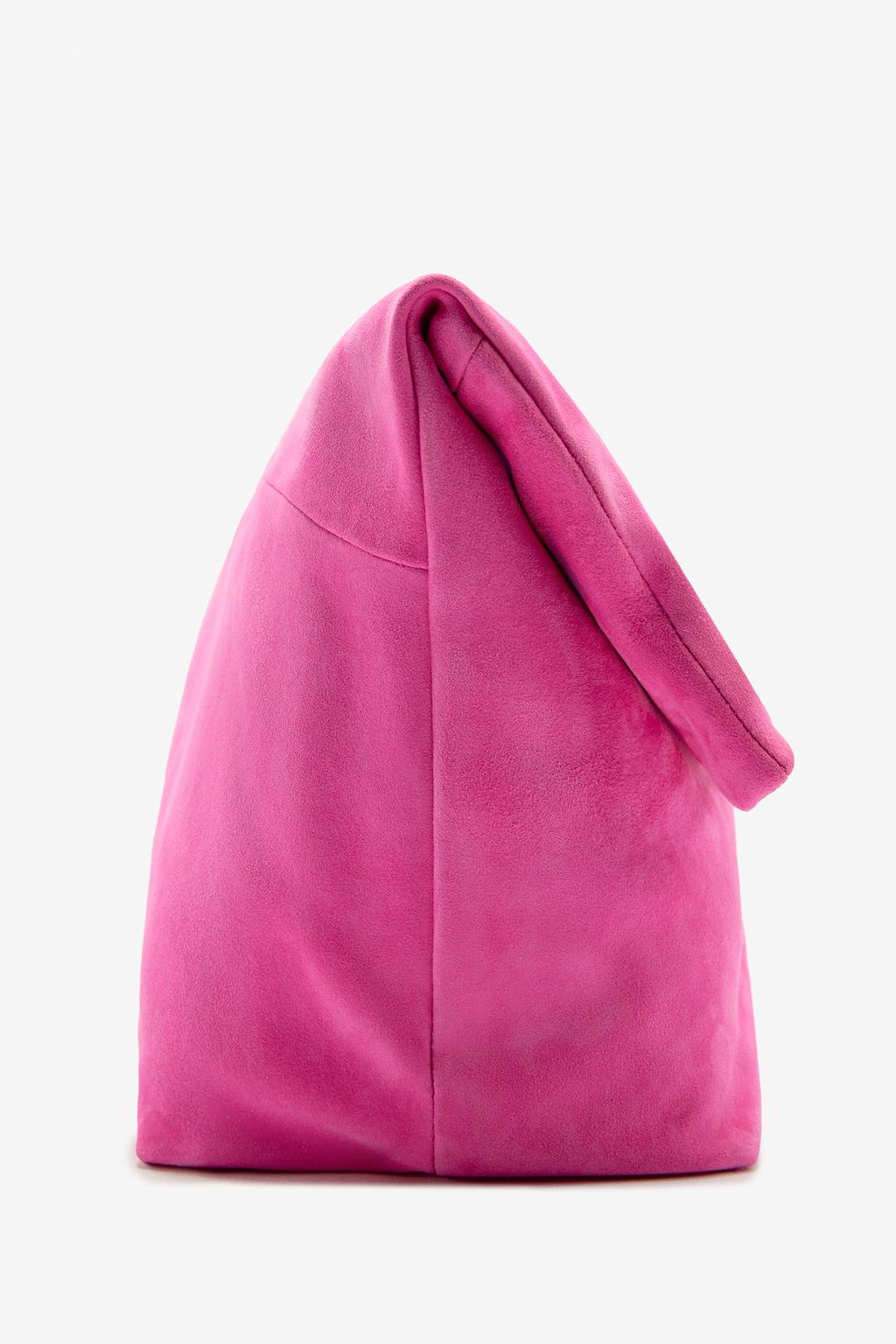 Макси клатч из замши limited edition split