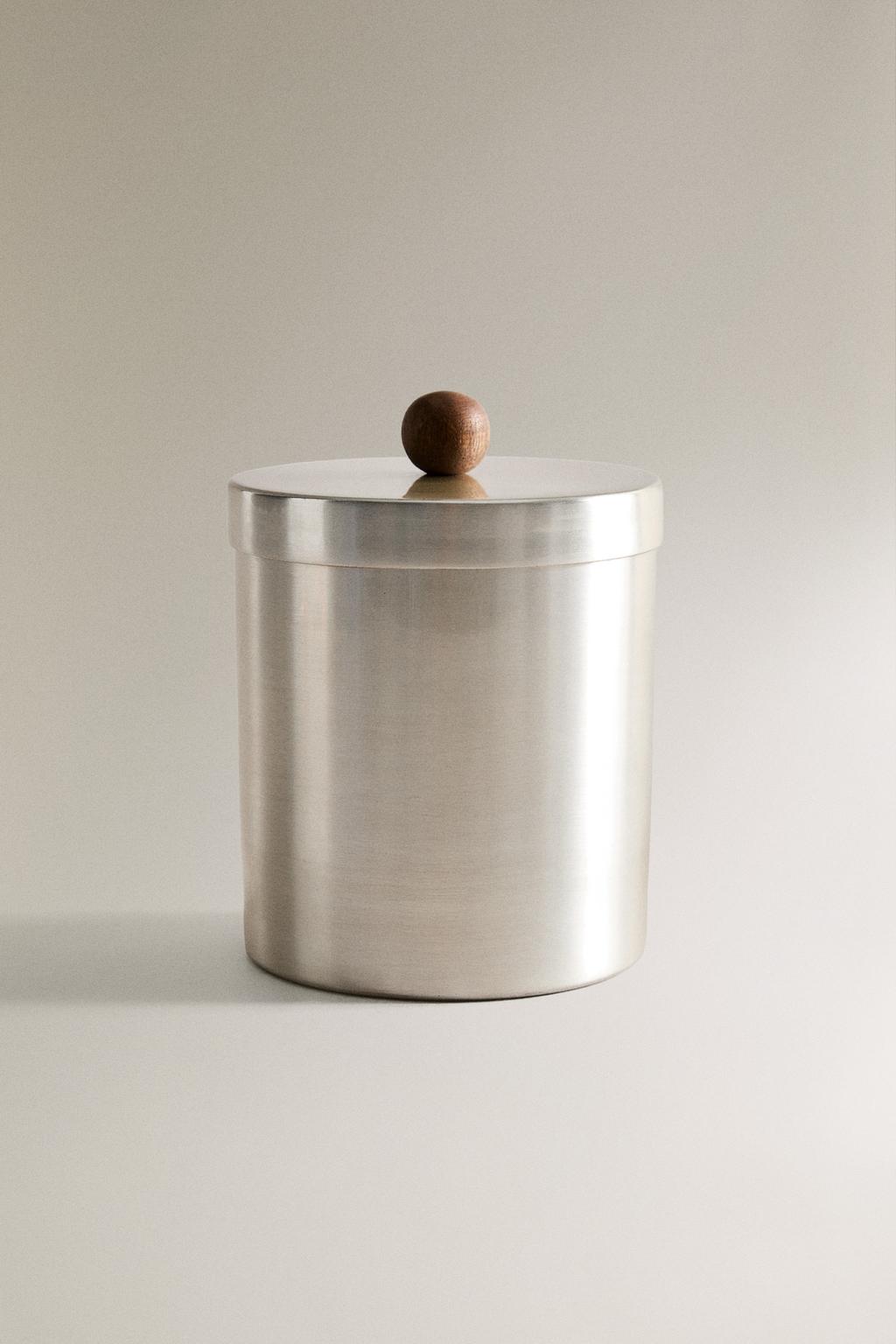 Металлический баночка для хранения в ванной комнате zara