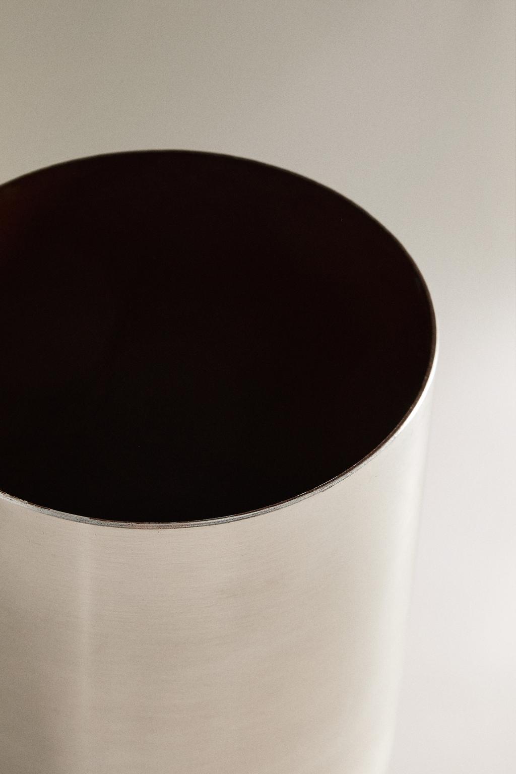 Металлический баночка для хранения в ванной комнате zara