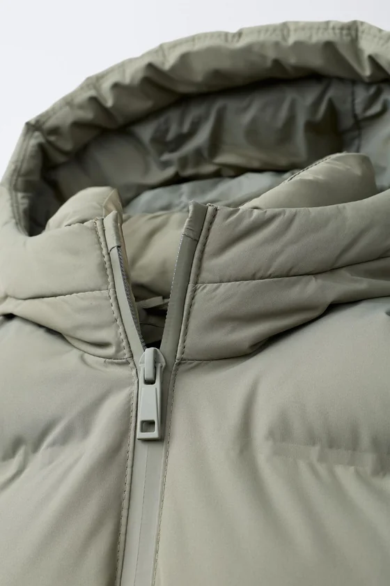 СТЕГАНАЯ КУРТКА WATER REPELLENT С КАПЮШОНОМ