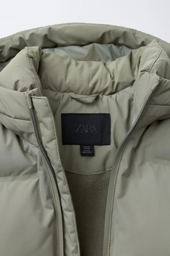 СТЕГАНАЯ КУРТКА WATER REPELLENT С КАПЮШОНОМ