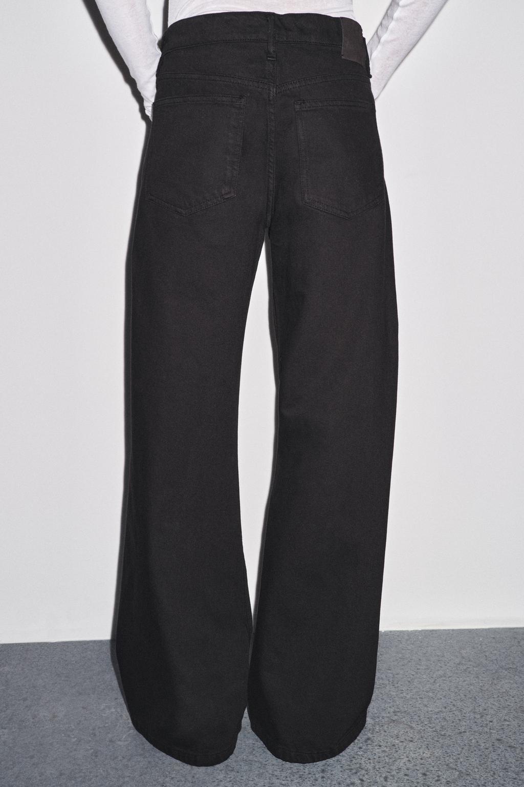 ДЖИНСЫ WIDE-LEG С НИЗКОЙ ПОСАДКОЙ — ZW COLLECTION