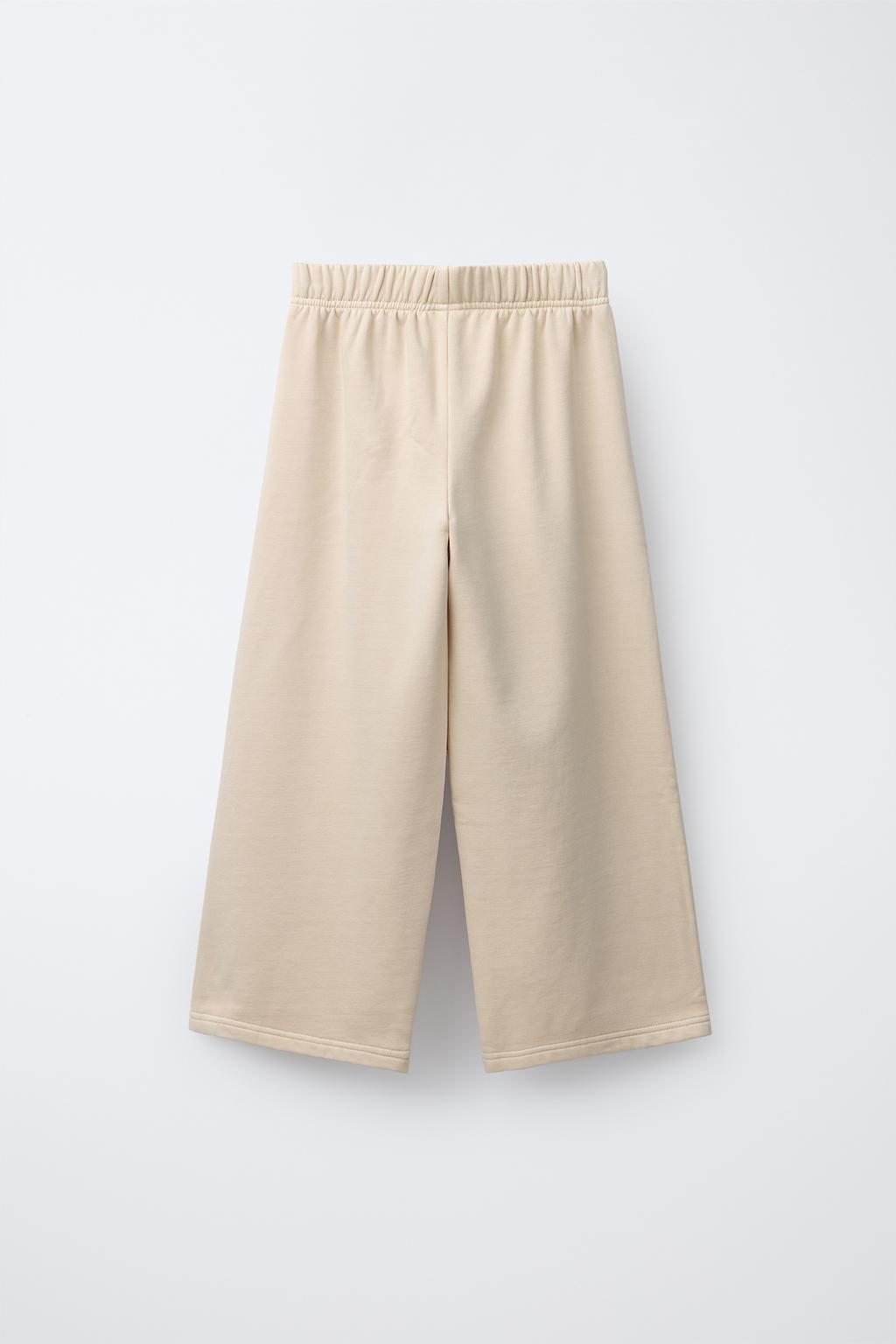 КОМПЛЕКТ: ТОЛСТОВКА И БРЮКИ WIDE LEG С ТЕКСТОМ
