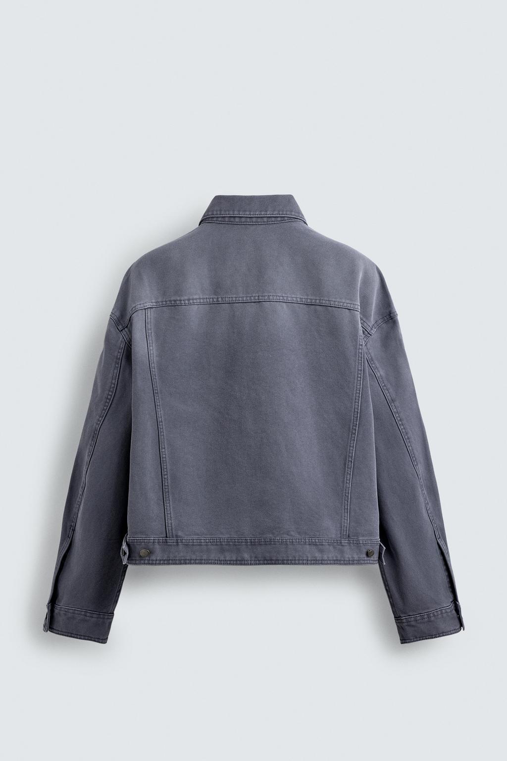 КУРТКА С ЭФФЕКТОМ ПОТЕРТОСТИ BOXY FIT