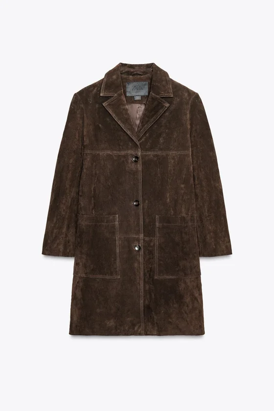 ПАЛЬТО ИЗ 100% ЗАМШИ — ZW COLLECTION LIMITED EDITION