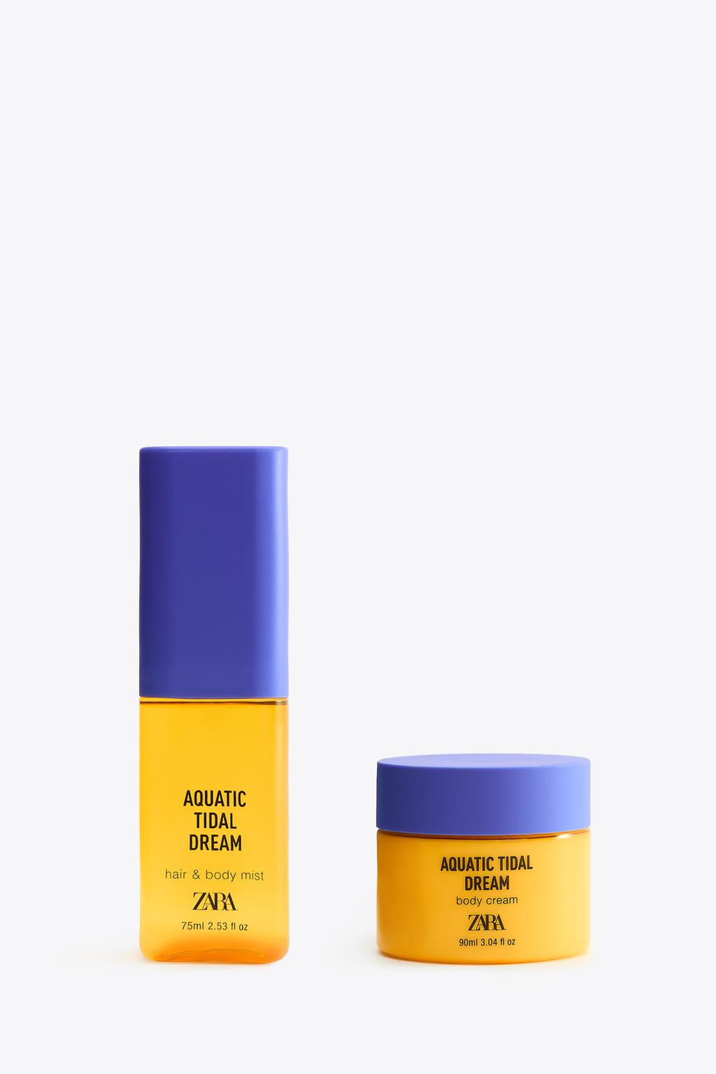 Спрей для волос и крем для тела Aquatic tidal dream hair body mist 75ml  и body cream 90ml.