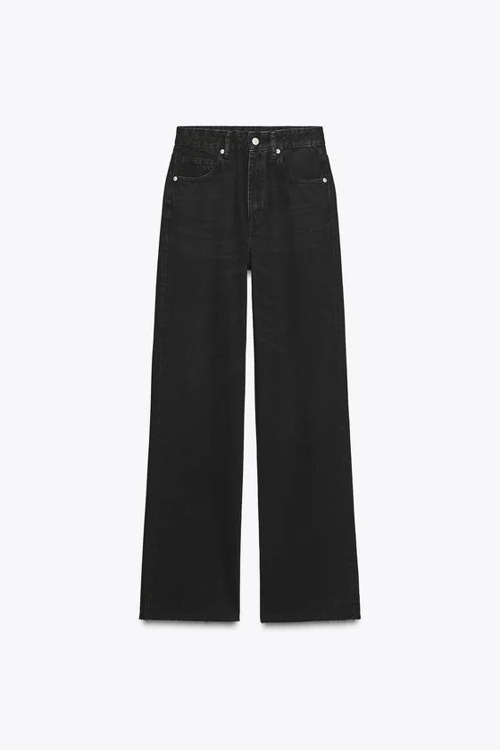 ДЖИНСЫ TRF WIDE LEG С ВЫСОКОЙ ПОСАДКОЙ