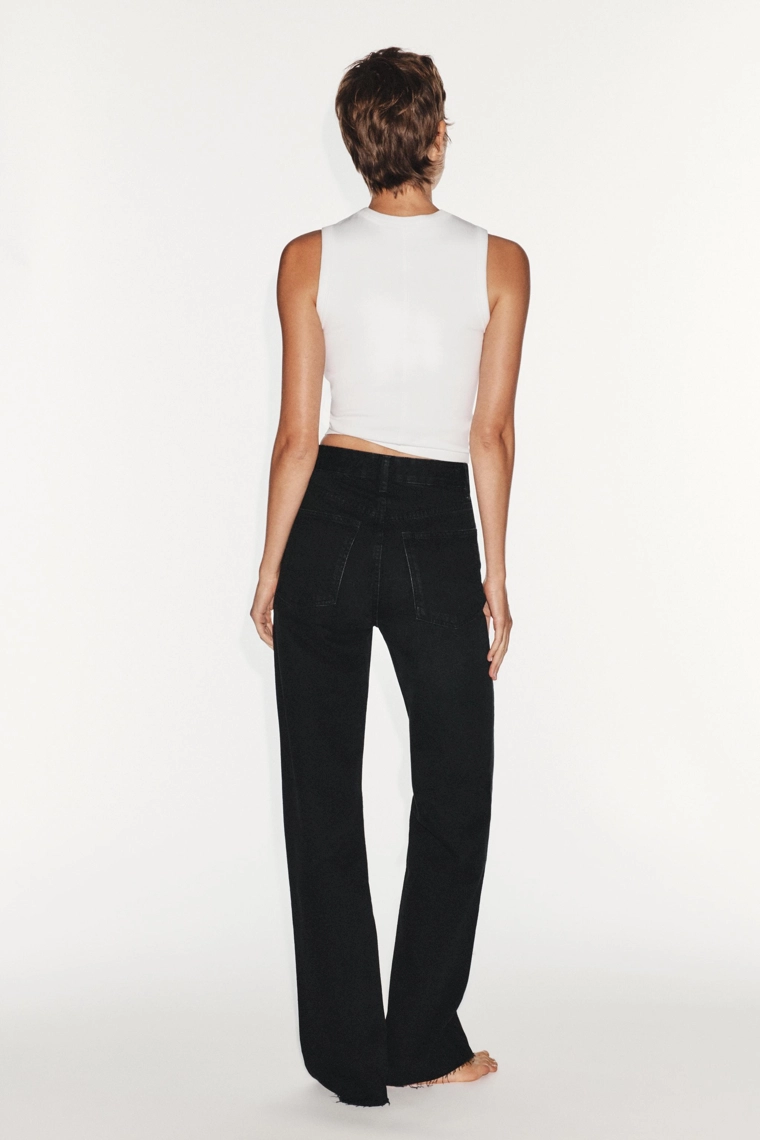 ДЖИНСЫ TRF WIDE LEG С ВЫСОКОЙ ПОСАДКОЙ