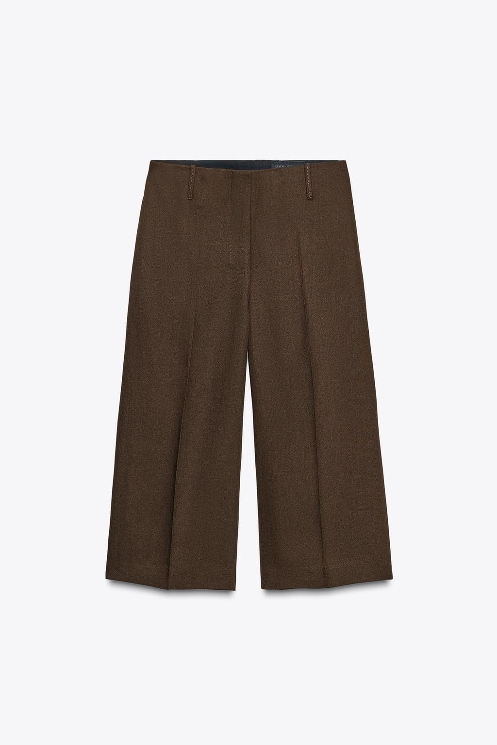 ДЛИННЫЕ ШОРТЫ ИЗ СМЕСОВОГО ЛЬНА — ZW COLLECTION