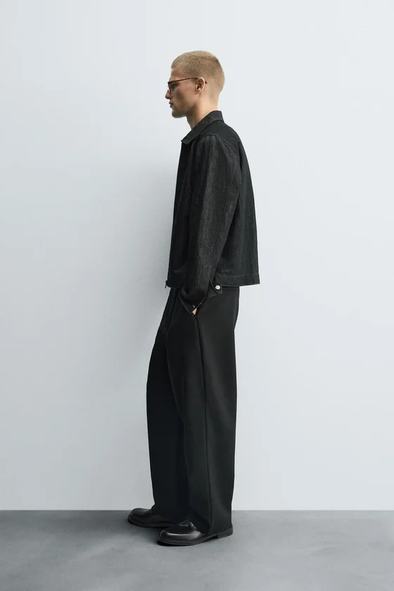 БРЮКИ RELAXED FIT СО СКЛАДКАМИ