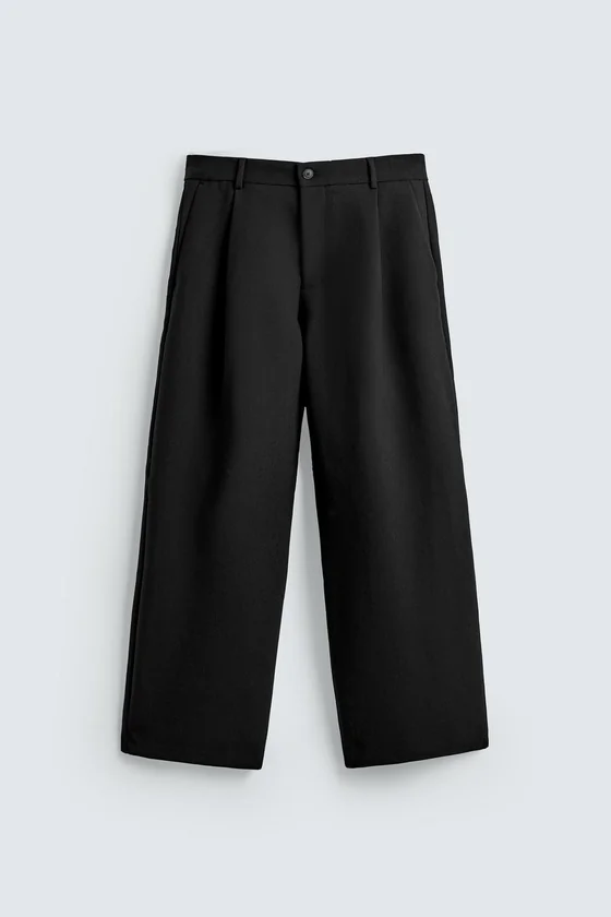 БРЮКИ RELAXED FIT СО СКЛАДКАМИ
