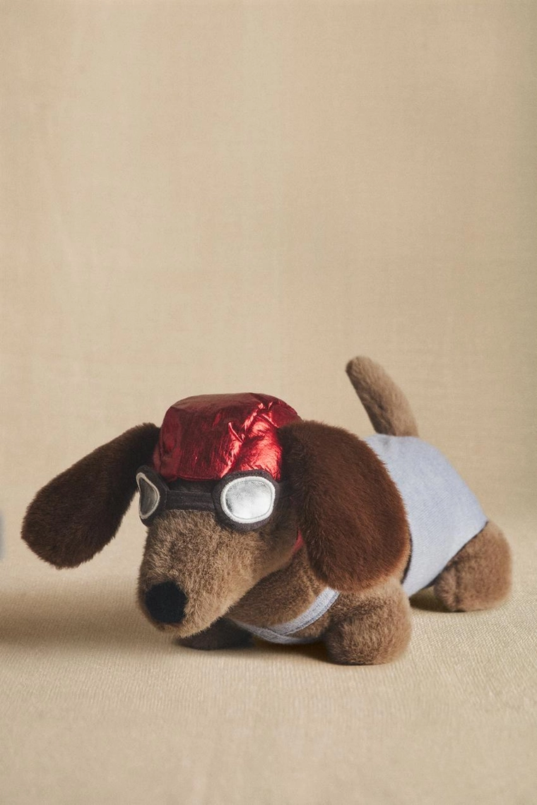 Детская игрушка мягкая творческая мишь aviator dachshund