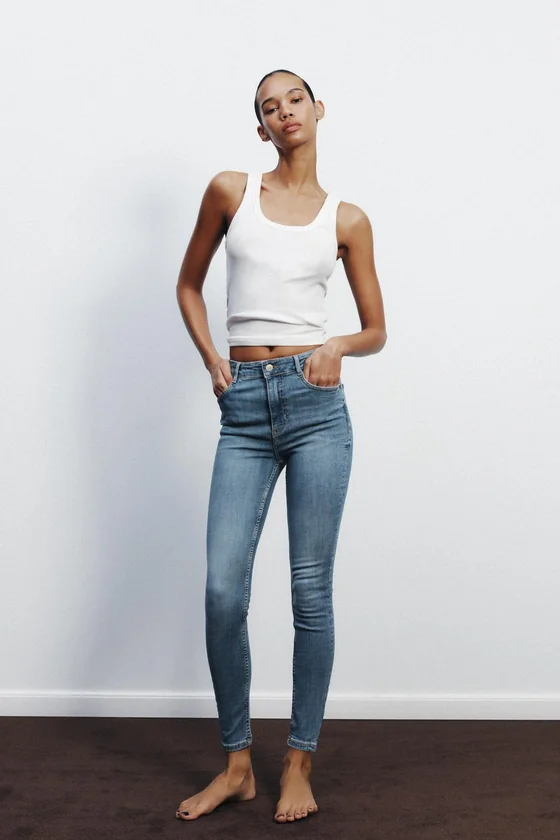 ДЖИНСЫ TRF SKINNY С ВЫСОКОЙ ПОСАДКОЙ