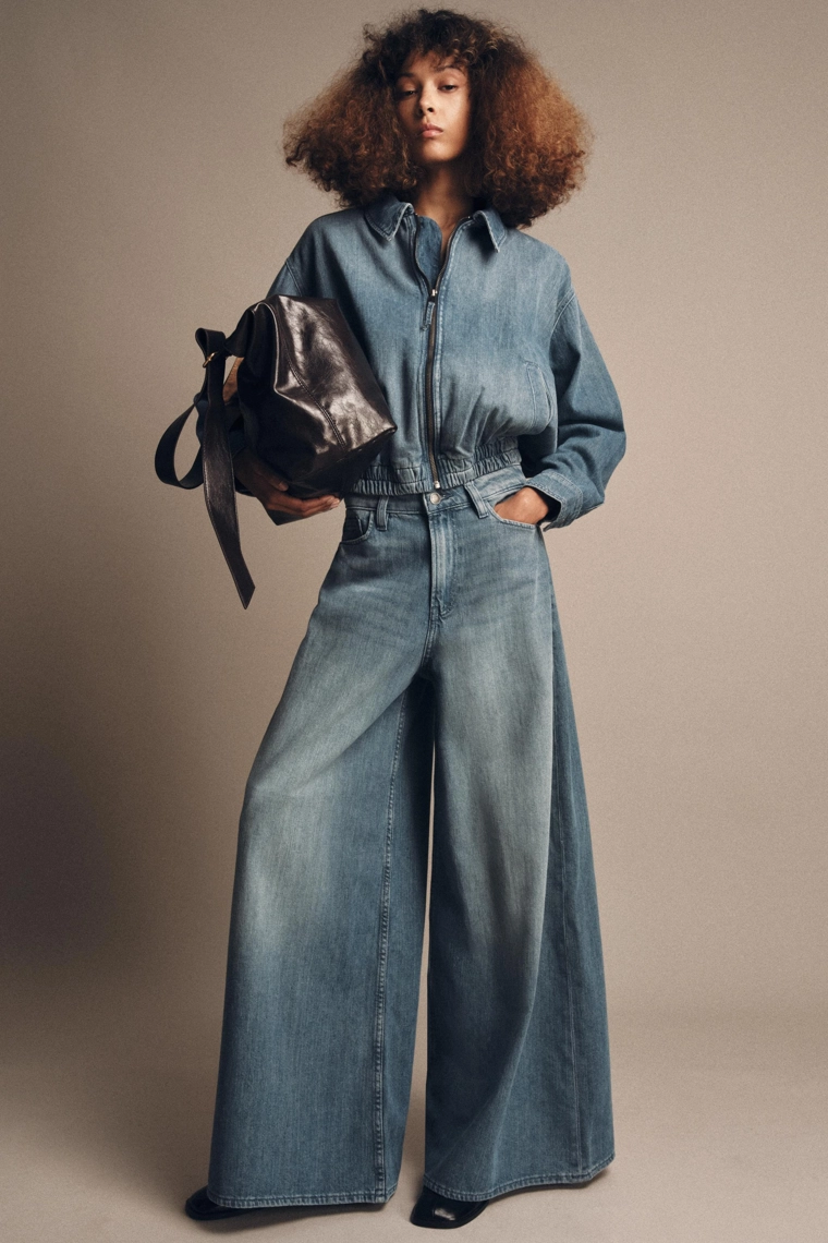 ДЖИНСЫ BAGGY С ВЫСОКОЙ ПОСАДКОЙ — ZW COLLECTION