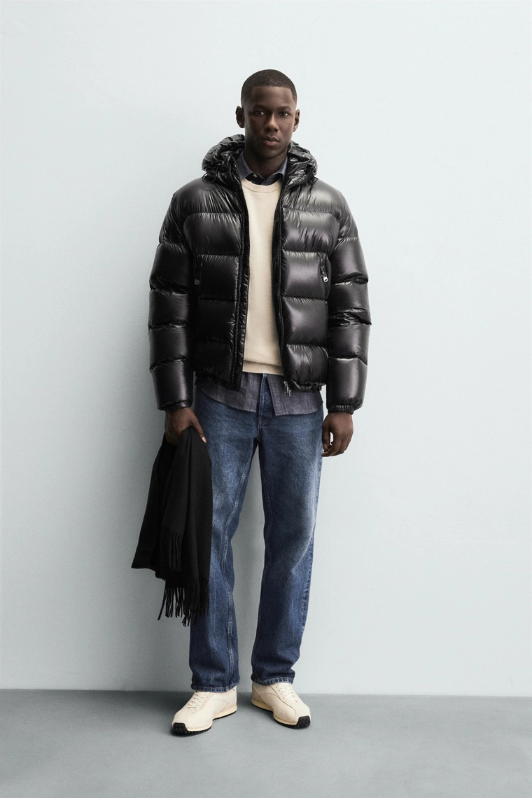 ПУХОВИК WATER REPELLENT С НАПОЛНИТЕЛЕМ ИЗ 100% ПЕРА