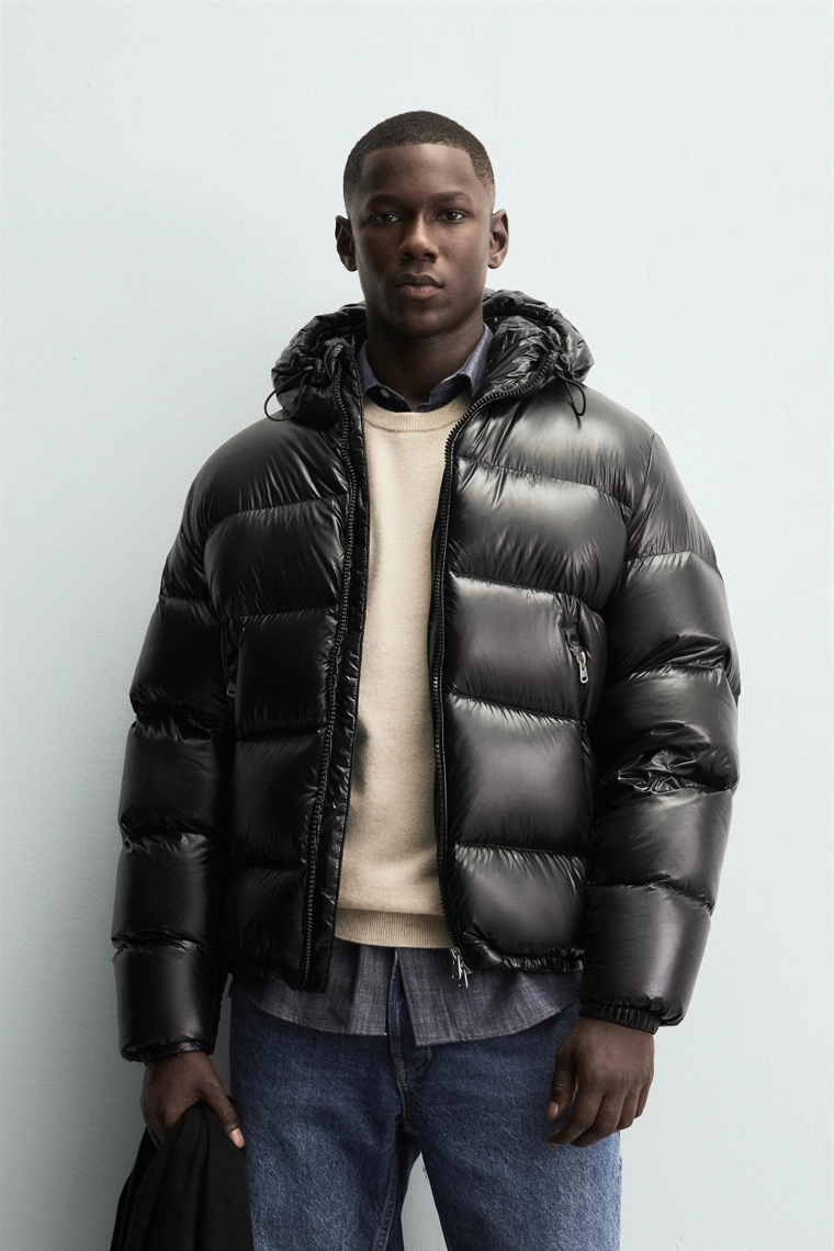 ПУХОВИК WATER REPELLENT С НАПОЛНИТЕЛЕМ ИЗ 100% ПЕРА