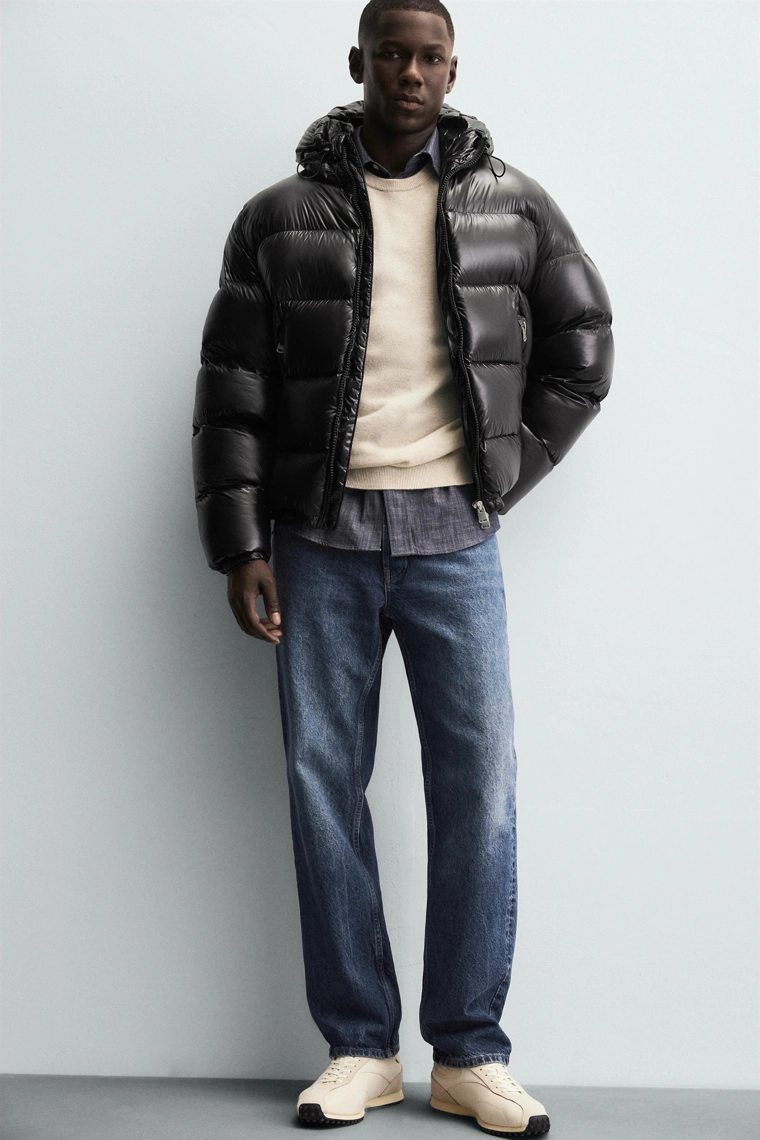 ПУХОВИК WATER REPELLENT С НАПОЛНИТЕЛЕМ ИЗ 100% ПЕРА