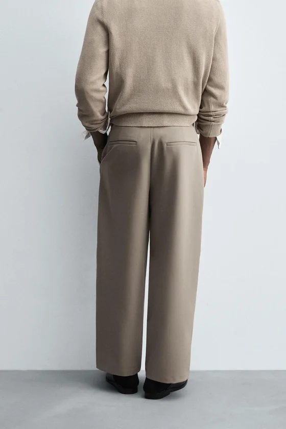 БРЮКИ RELAXED FIT СО СКЛАДКАМИ