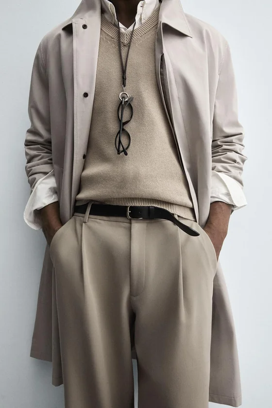 БРЮКИ RELAXED FIT СО СКЛАДКАМИ