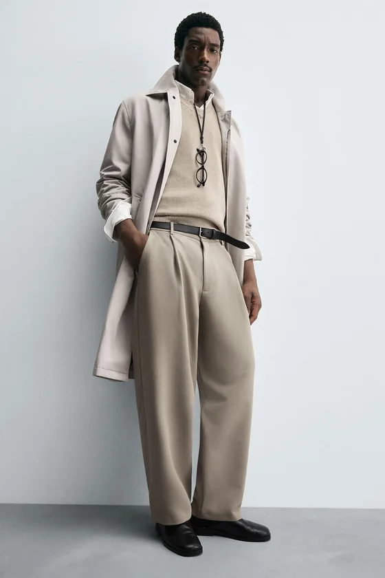 БРЮКИ RELAXED FIT СО СКЛАДКАМИ
