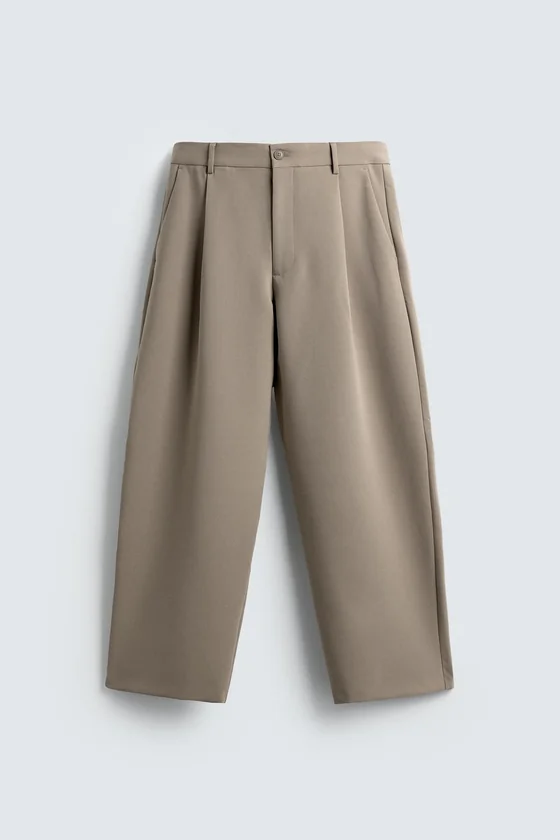 БРЮКИ RELAXED FIT СО СКЛАДКАМИ