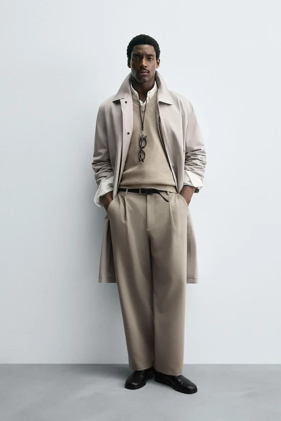 БРЮКИ RELAXED FIT СО СКЛАДКАМИ