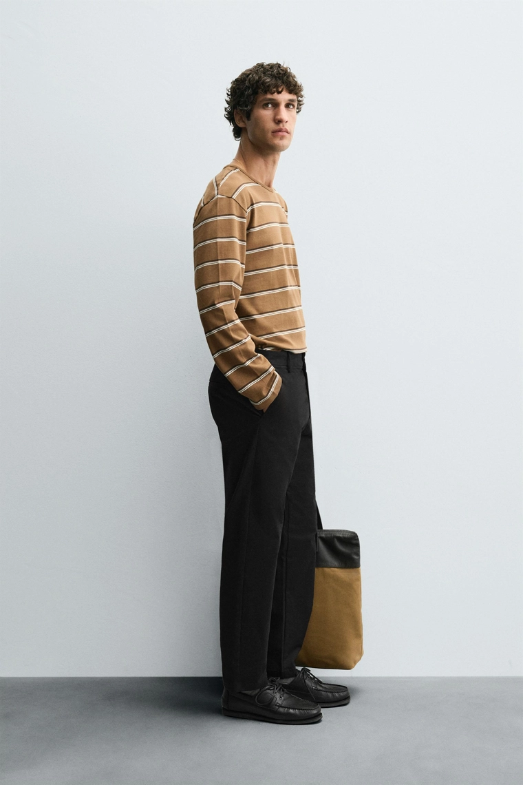 Брюки чино бойфренд slim fit