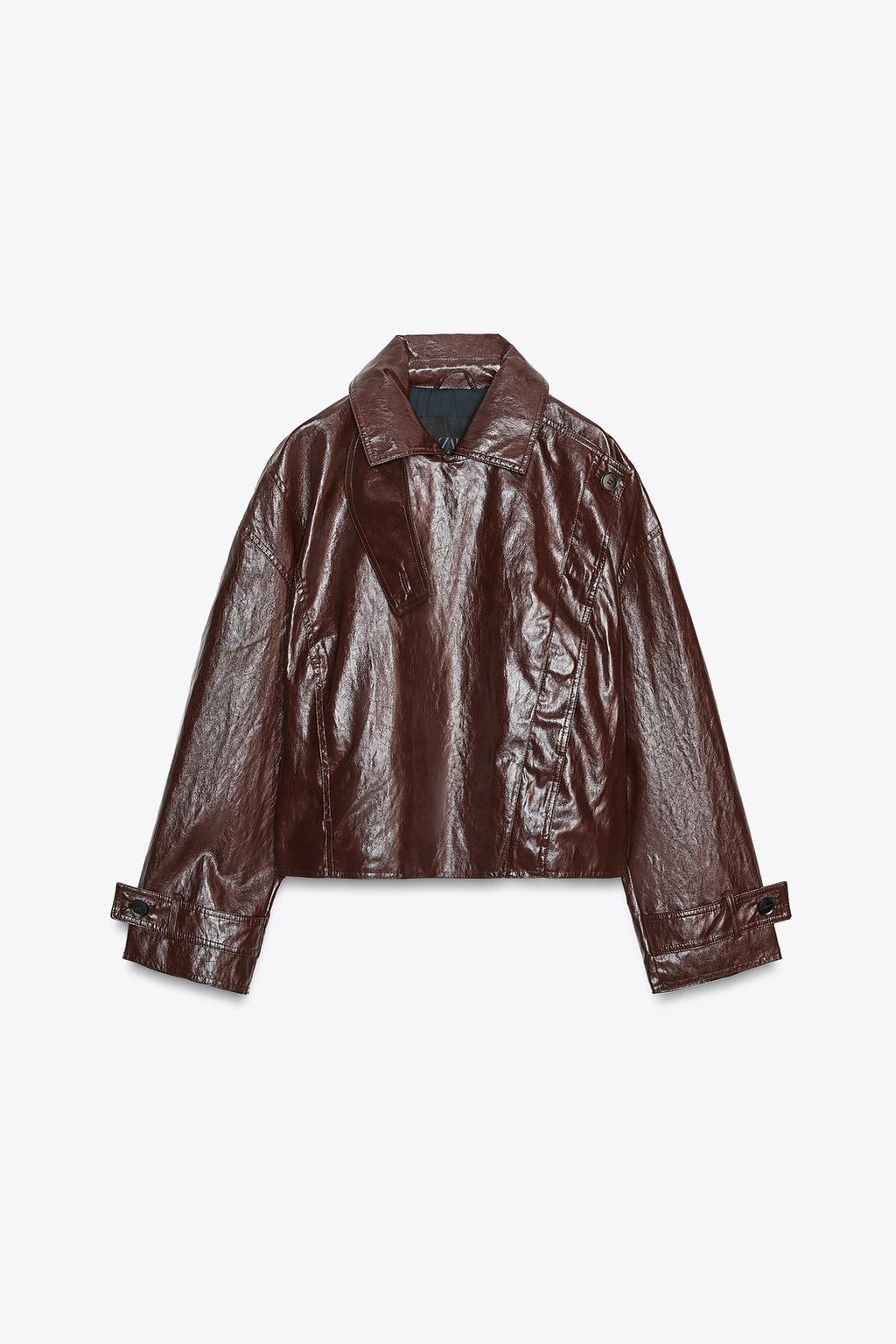 КУРТКА С БЛЕСТЯЩЕЙ ТКАНЬЮ — ZW COLLECTION
