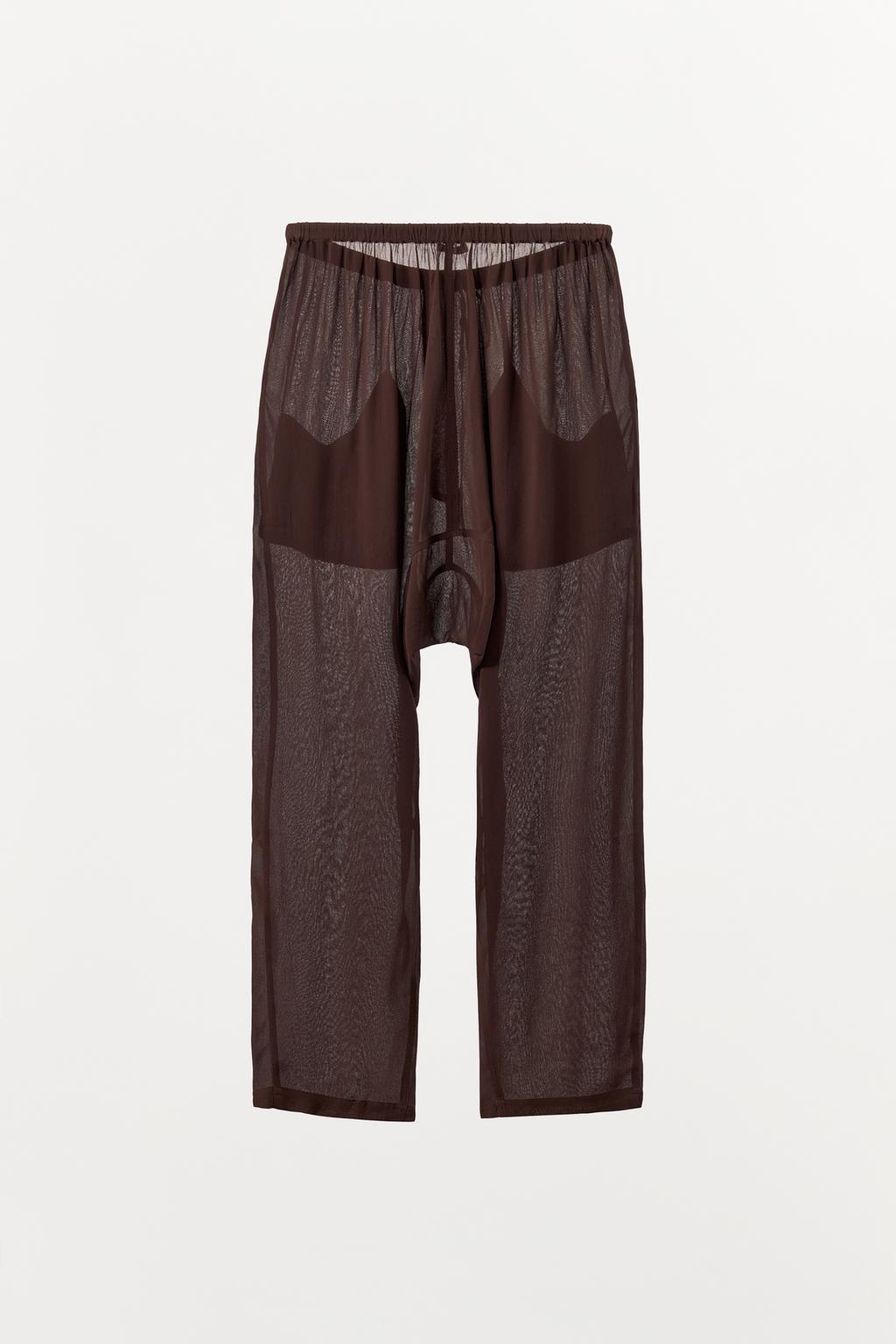 БРЮКИ BAGGY С БУСИНАМИ И ПАЙЕТКАМИ