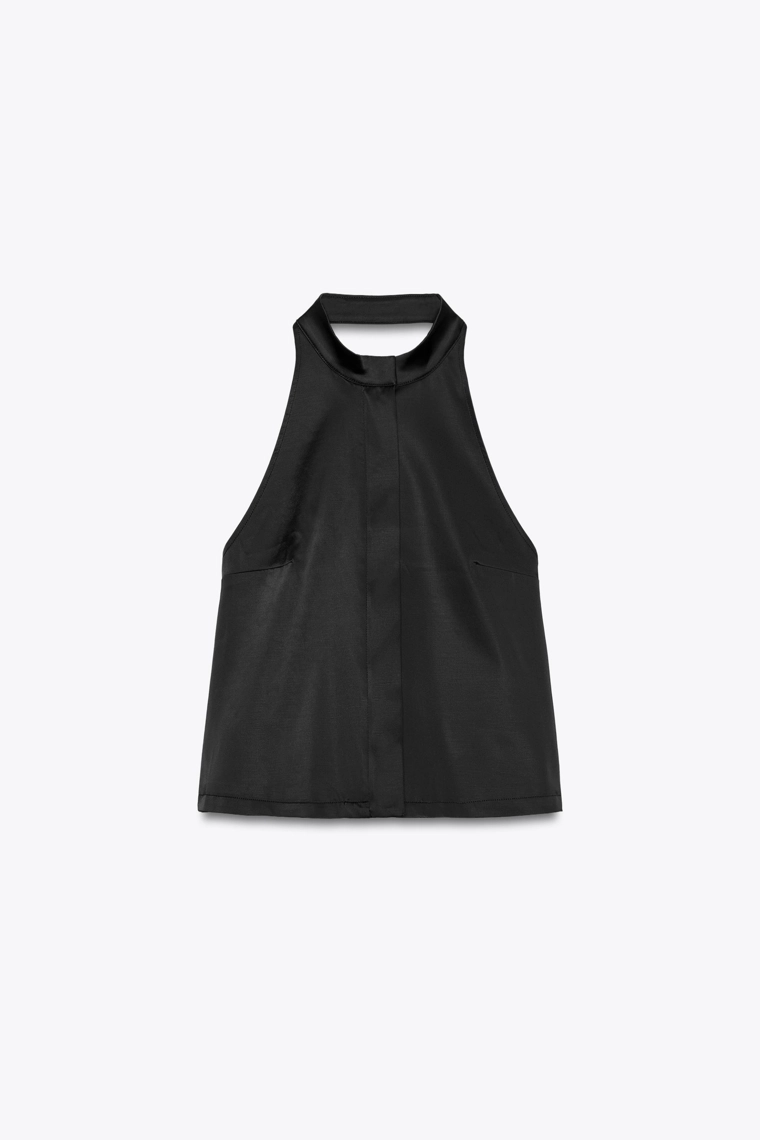 Жилет с открытой спиной