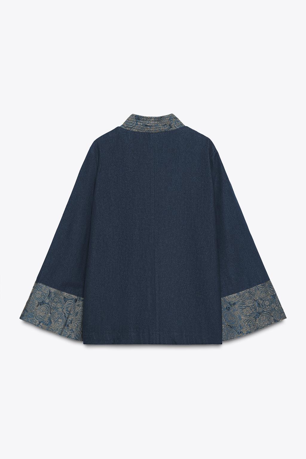 КИМОНО JACQUARD С ДЖИНСОВЫМ ЭФФЕКТОМ