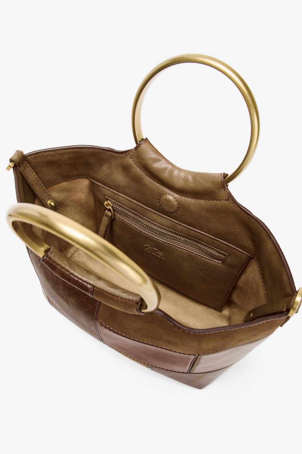 МИНИ-СУМКА-МЕШОК ИЗ ПЭЧВОРКА С ЖЕСТКИМИ РУЧКАМИ