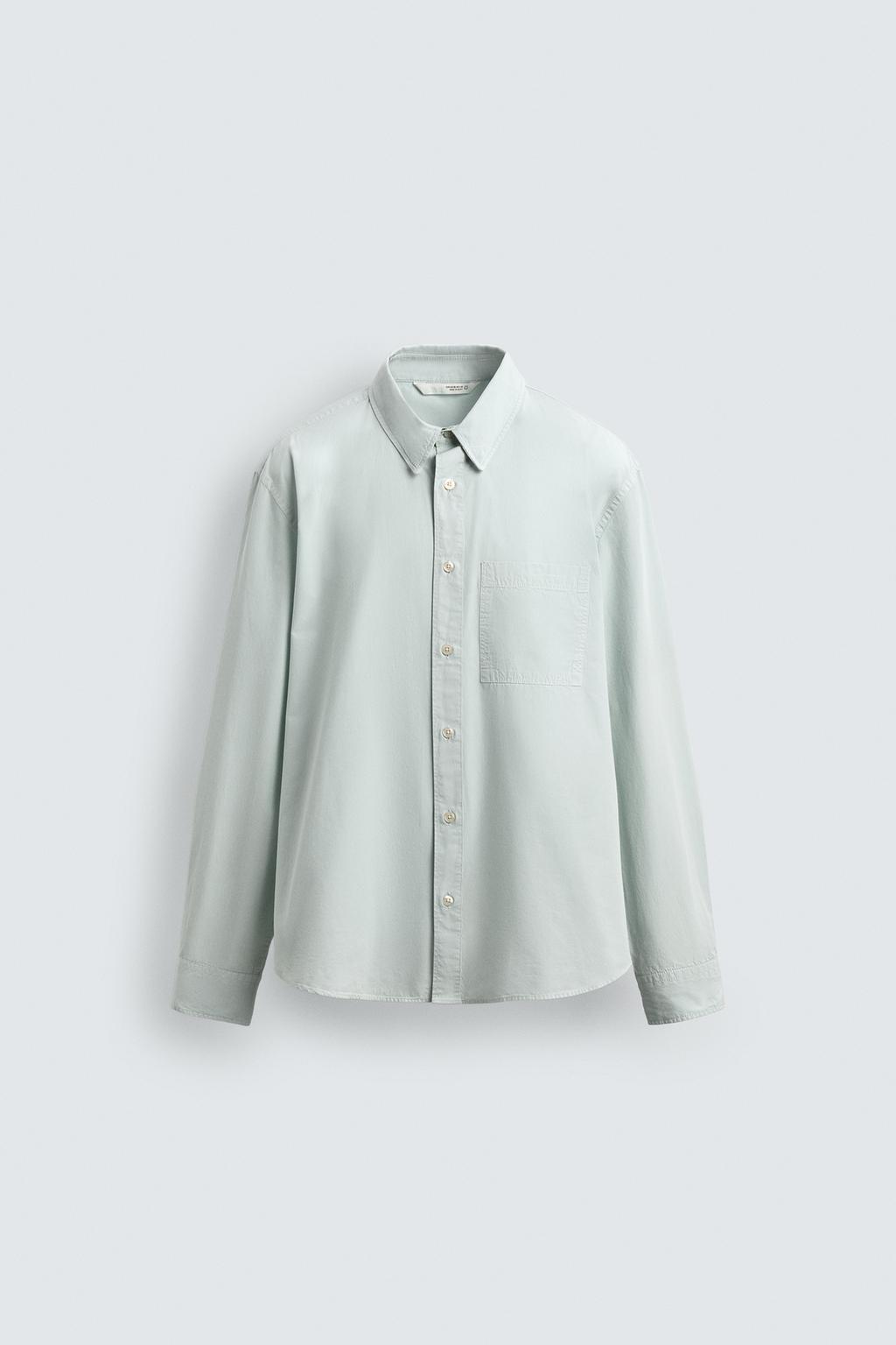 РУБАШКА RELAXED FIT ИЗ ПОПЛИНА
