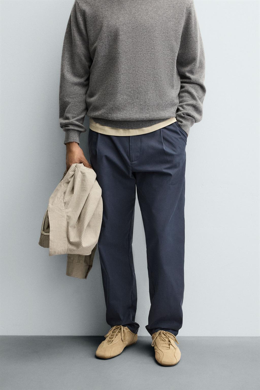 БРЮКИ RELAXED FIT СО СКЛАДКАМИ