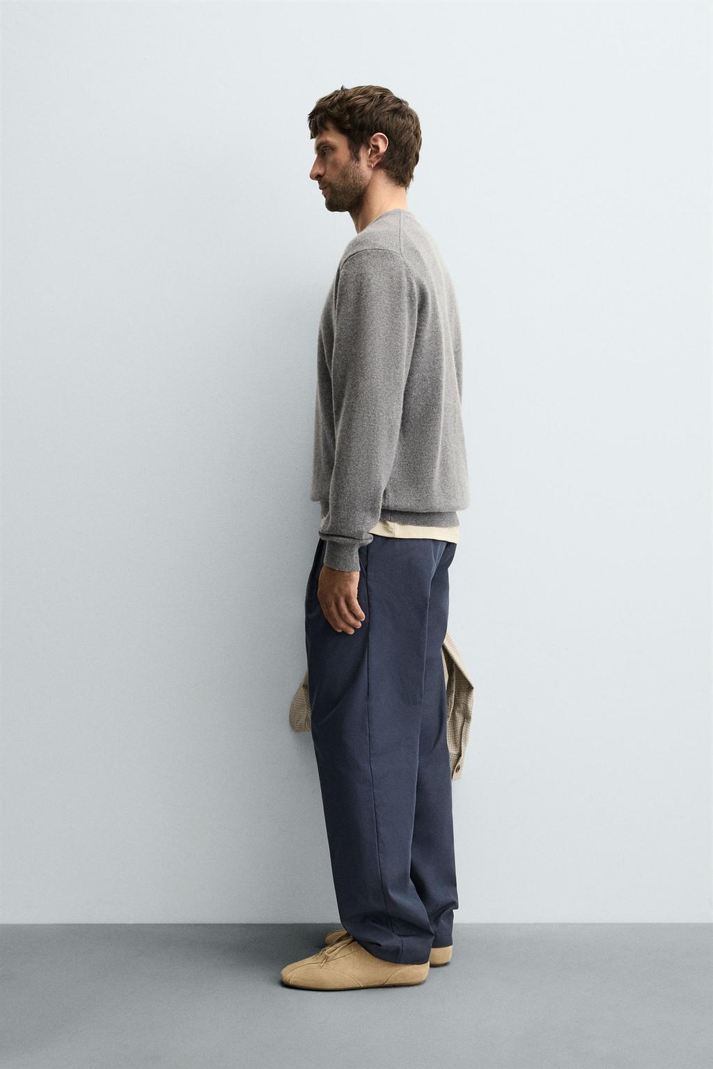 БРЮКИ RELAXED FIT СО СКЛАДКАМИ
